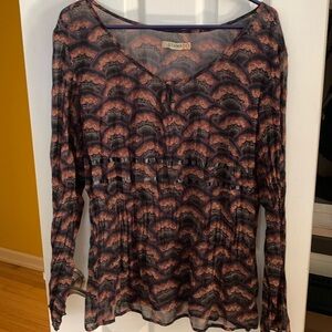 Women’s Stamp 10 sheer blouse
